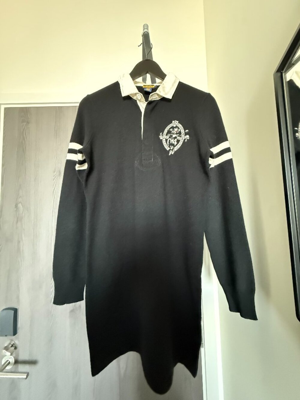 Ralph Lauren Rugby – Ladies 100% Cashmere Black Tunic/Dress